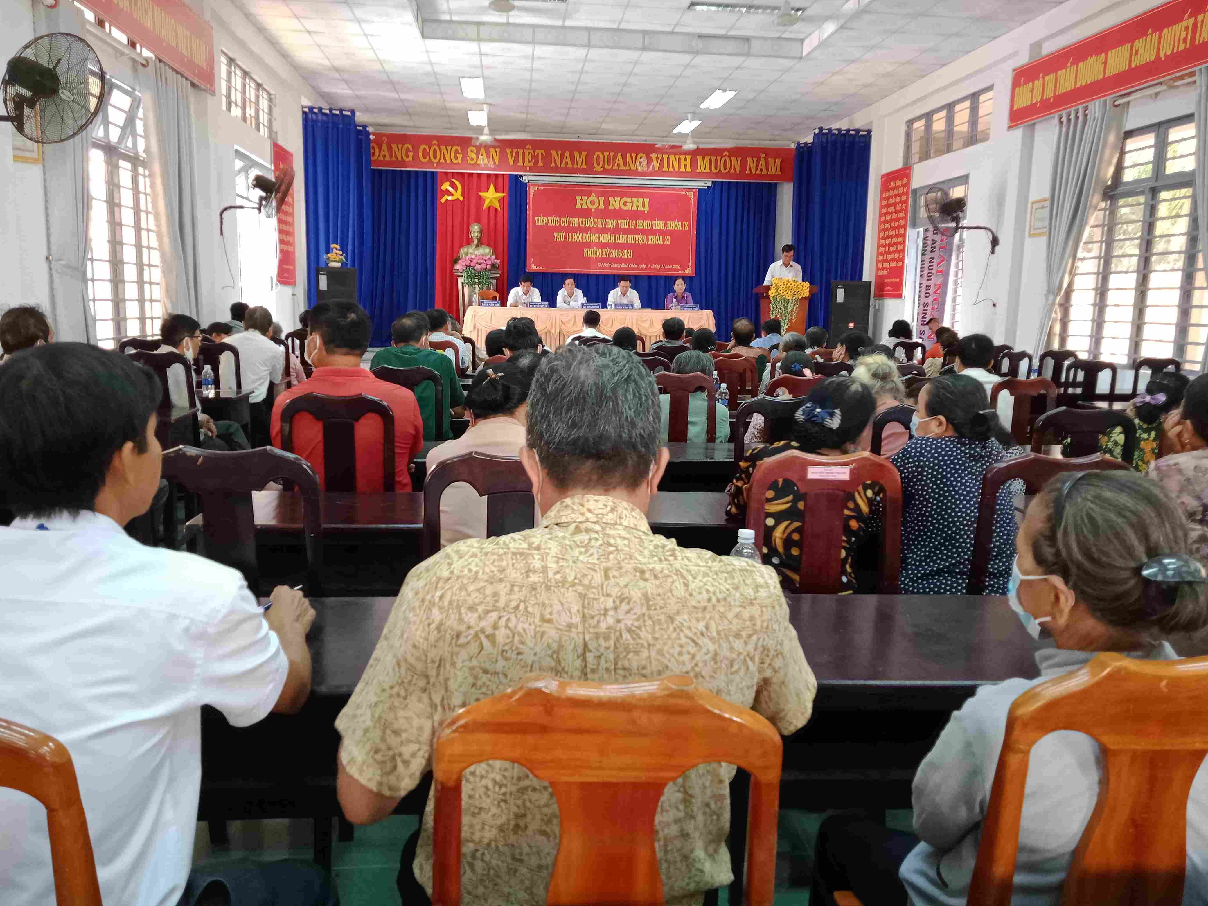 Huyện Dương Minh Châu:  Đại biểu HĐND tỉnh, huyện tiếp xúc cử tri thị trấn và xã Phan